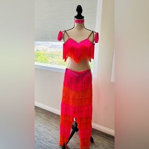Jazz costume fringe